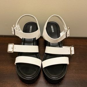 White Sandals size 7 US Women’s